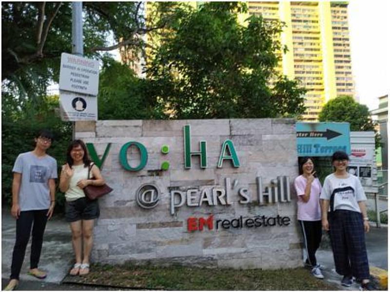 
	林孟亮主任帶團體訪視新加坡中央醫院學生宿舍。
