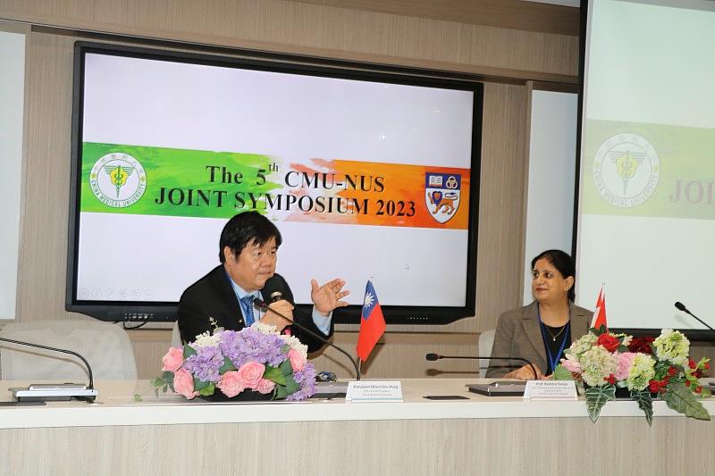 
	洪明奇院士與Reshma Taneja教授共同主持新加坡國立大學與中國醫藥大學舉辦第五屆雙邊研討會-
